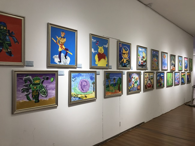 第四届“童语童画”艺术伞会员主题画展在京举办