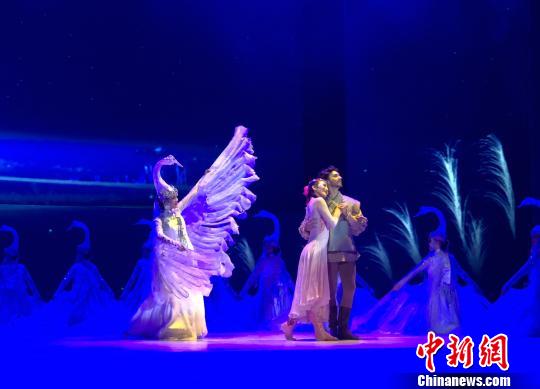 图为2019年度国家艺术基金资助项目《马可·波罗传奇》首演亮相。　钟欣摄